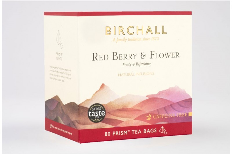 Birchall Red Berry & Flower - 80 Prism Tea Bags