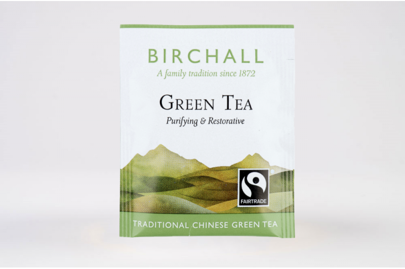 Birchall Fairtrade Green Tea 250 Envelopes