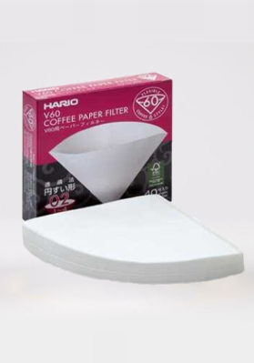 Hario V60 Dripper Paper Filters 1 x 100 Hario V60 Dripper Paper Filters 1 x 100
