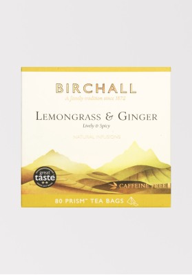 Birchall Lemongrass and Ginger - 80 Prism Tea Bags Birchall Lemongrass and Ginger - 80 Prism Tea Bags