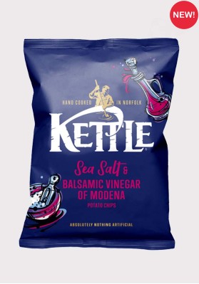 Kettle Sea Salt & Vinegar 18x40g Kettle Sea Salt & Vinegar 18x40g